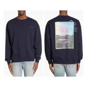 Acne Studios Nuolja Forba Sweden Graphic Printed Crewneck Sweatshirt - Small